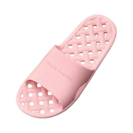 

Women S Slipper Couple Slippers Bathroom Slippers Flat Hollow Out Home Slippers