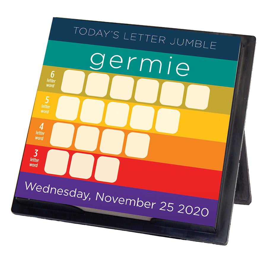 2020 Word Jumble Daily Desktop Calendar Walmart Canada today s letter jumble calendar 2021