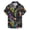 Multicolor, variant on T Shirts for Men Carnival Printed Short Sleeved Collar Button Up Shirt Multicolor 4X