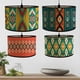 thumbnail image 2 of Lamp Shades Print Oval Lamp Shade 30x30x20CM Vintage Lamp Shades C, 2 of 5