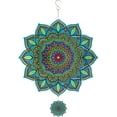thumbnail image 6 of Tmrbno | 3D Metal Wind Spinner Hanging Pinwheels Mandala 12 Inches Stainless Steel Outdoor Gard, 6 of 7