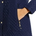 thumbnail image 4 of Women's Weathercast Hooded Quilted Walker Jacket Color: Navy Size: MEDIUM, 4 of 4