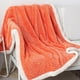 thumbnail image 4 of Manta de cama de vellón, súper suave, mullida y cálida, de microfibra, para sofá, de terciopelo, reversible, doble, lujosa, 4 of 5