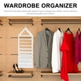 thumbnail image 2 of Yardwe Multi Layer Closet Organizer White Hanging Storage Bag Easy to Clean and Space Saving, 2 of 8