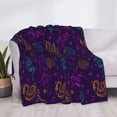 thumbnail image 3 of Rateoe Colorful Snake Pattern Flannel Throw Blanket, Ultra-soft Blanket for Bed, Couch, Car, Hypoallergenic Anti-pilling blanket-60"x50"(Horizontal), 3 of 6