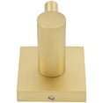thumbnail image 2 of Vienna Robe Hook, Satin Brass by Stone Harbor Hardware, 2 of 4