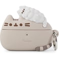 thumbnail image 1 of AmPm x Pusheen Série sous Licence Housse de Protection TPU pour Étui Airpods Pro [Clip Mousqueton Inclus] [Compatible Charge Sans Fil] - Pose, 1 of 7