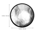 thumbnail image 4 of Aluminum Glass Fiber Fire Resistant Mat Prevention BBQ High Temperature Resistance Round Barbecue, 4 of 6