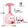 Animal Air Powered Balloon Car Toy 2026 New Air Pressure Driven Vehicle ...