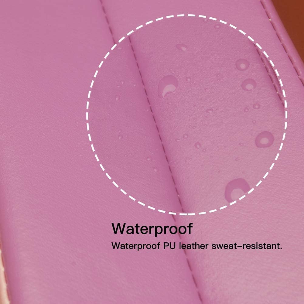 Polar Aurora 4'x10'x2'' Thick Folding Gymnastics Exercise Mat Aerobics Stretching Yoga Mats For Tumbling With Carrying HandlesFor Home Use/Gym/Yoga/Training (Pink)