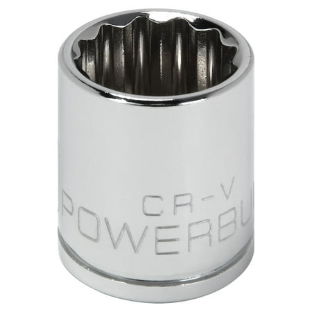 UPC: 0028907053462 | Powerbuilt 3/8 Inch Drive x 11/16 Inch 12 Point Shallow Socket – 641007