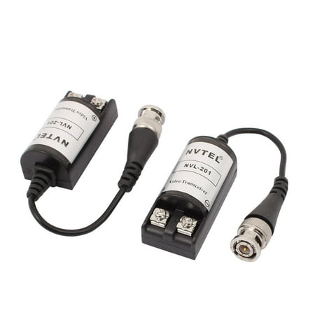 - abs shell cctv camera power passive video balun bnc coaxial cable adapter