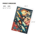 thumbnail image 2 of Lantern Press 1000 Piece Jigsaw Puzzle, Space Geometric, 2 of 5