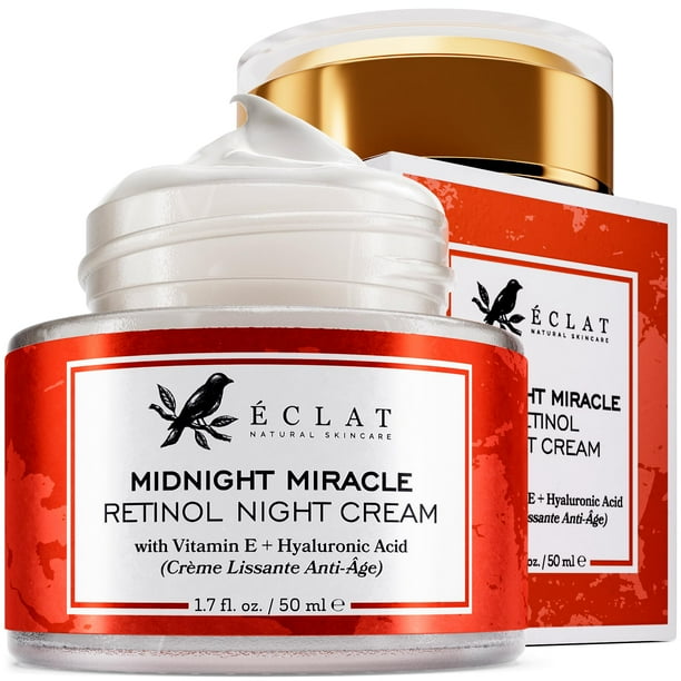 Crema de noche Eclat Skincare Retinol 2.5% con ácido hialurónico