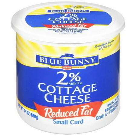Blue Bunny: 2 Percent Reduced Fat Cottage Cheese, 24 oz