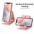 thumbnail image 2 of Cell Phone Desk Stand Holder, 1-Pack Aluminum Desktop Stand for Compatible Smartphones and Tablets, TIKA, 2 of 5