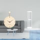 thumbnail image 2 of 1 reloj de pared, reloj de pared decorativo, reloj de pared de madera para sala de estar, reloj colgante de pared, decoración moderna, mesa auxiliar r, 2 of 8