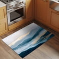 thumbnail image 3 of Abstract Marble Texture Washable Area Rug 2x3 111 Gradient Mountain Green Forest Art Low-Profile Area Rugs with Non Slip Backing Indoor Floor Carpet for Entrance Living Room Bedroom Home Office, 3 of 9