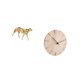 thumbnail image 5 of Centro de mesa escultural con reloj de pared de madera maciza, diseño creativo, adorno decorativo para oficina, hogar, restaurante, regalo de decoraci, 5 of 8