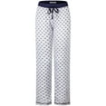thumbnail image 1 of SofiePJ, Women's, Printed Long Sleepwear Lounge Pajama Pants, Light Grey, L, 1 of 2