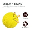 thumbnail image 4 of ISENVO Dog Toy Bite resistant Pet Teeth Cleaning Rubber Toy Interactive Retriever Toy Sounding Ball with Fragrance for Dog Pet Home, 4 of 6