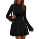 thumbnail image 1 of Vestido PRETTYGARDEN Otoño 2025 Negro Manga Campana XXL, 1 of 8