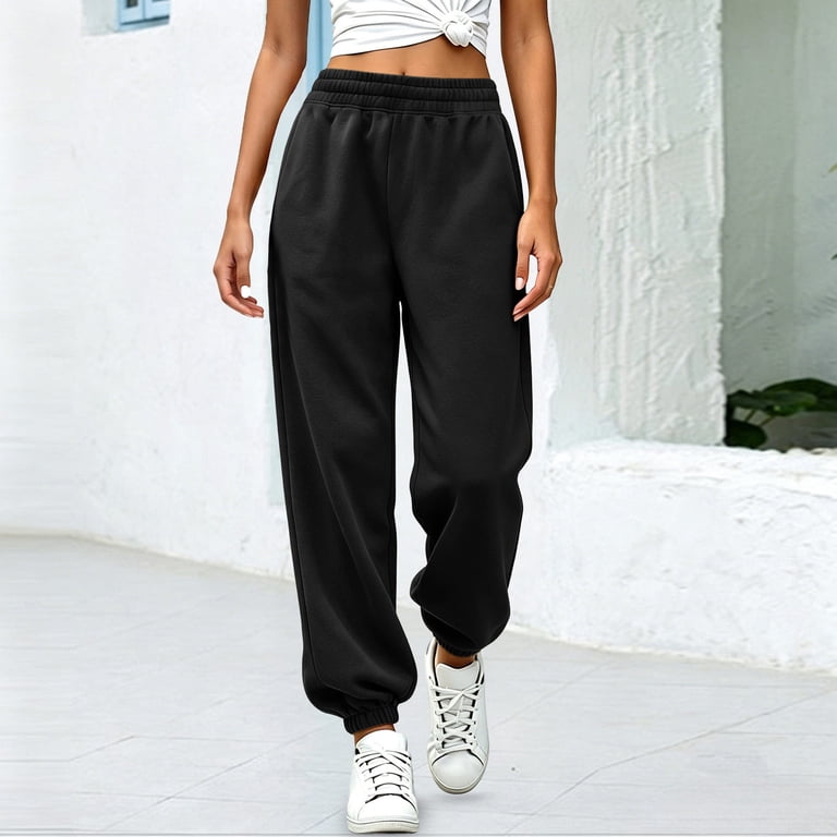 ZHYou No Boundarie Sweatpants for Women Cuffed Leg Casual Comfy