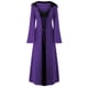 thumbnail image 4 of Vestido Medieval con capucha para mujer, bata Vintage con cordones, traje Retro para adultos, Cosplay de Halloween, Vestido largo de bruja terrorífica de vampiro, 4 of 4