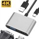 thumbnail image 5 of Cable de monitor tipo C a HDMI + VGA, convertidor de libros para portátil, estación de acoplamiento transfronteriza cuatro en uno., 5 of 6