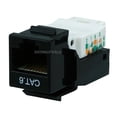thumbnail image 1 of Monoprice  Cat6 RJ-45 Toolless Keystone Jack - Black, 1 of 1