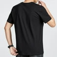 thumbnail image 4 of White Tee Shirts for Men Black T Shirts Mens Tee Shirts Casual Stylish Summer Cotton V Neck T Shirt Stretch Active Short Sleeve Moisture Wicking Undershirt 2025, 4 of 4