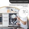 thumbnail image 2 of Shisuyan Dishwasher Replacement Mounting Hardware Dishwasher Mount Replacement Dishwasher Installation Kit for Kitchen Appliances, 2 of 9