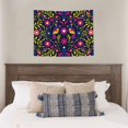thumbnail image 4 of Kdxio Colorful Mexican Wall Hanging Tapestries Banner For Bedroom College Dorm Home Living Room Party Decor 29X37 In, 4 of 8