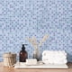 thumbnail image 3 of Papel tapiz de azulejo autoadhesivo azul, 60x300cm, estilo mosaico, pegatina de pared, película decorativa impermeable para azulejos de pared de baño y cocina JAMW Sencillez, 3 of 5
