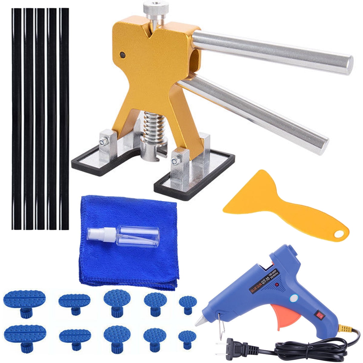 Paintless Dent Removal Tools Dent Repair Puller Kits Pops a Car Dent