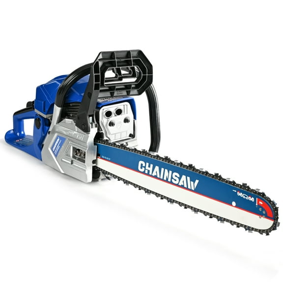 20-Inch 62CC 2-Stroke Gas Chainsaw, Perfect for Ranch, Garden & Heavy-Duty Cutting 622051DB
