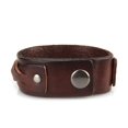 thumbnail image 2 of Milaget Two Layers Braided Leather Bracelets Bangle Twist Woven Snap Button Cuff Jewelry Coffee, 2 of 5