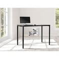 thumbnail image 4 of 60" Writing Desk with Black Laminate Top and Black Finish Metal Legs, 4 of 6