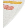 thumbnail image 4 of Unique Loom Whimsy Kids Collection Area Rug - Sun (5' 1" Round Ivory/Red), 4 of 5