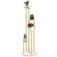 thumbnail image 2 of Costway 4-Tier Metal Plant Stand 49.5" Tall Potted Planter Display Shelf Storage Rack, 2 of 10