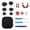 Red, variant on 17 in 1 Metal Thumbsticks Suitable for Xbox One Elite Series 2, Elite Series 2 Core Controller Accessories Parts, 6 Metal Thumbsticks, 4 Paddles, 2 D-Pads and 4 Tool,Black