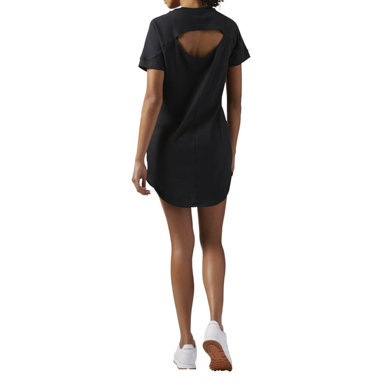 white christmas dresses Reebok Women's Oversized T-Shirt Dress - Black main image 0