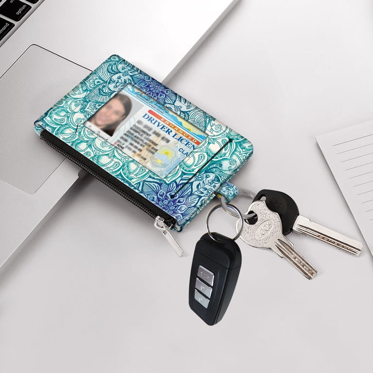 Fintie RFID Blocking ID Card Holder Wallet, Blue photo 6