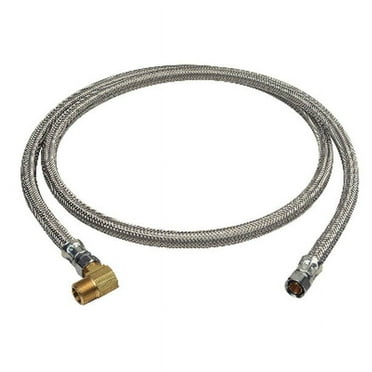 Brasscraft -S1-60DW6 F -Dishwasher Connector- Comp  3/8'' Mip Elbow X 60''Lenght