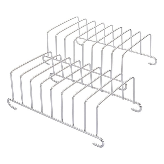 1. 2Pcs Stainless Steel Air Baking Set, Toasts Rack Molds for Oven Cooking