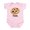 Petal Pink, variant on CafePress - Yum. Cookie Infant Bodysuit - Baby Light Bodysuit, Size Newborn - 24 Months