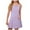 Purple, variant on FAIWAD Summer Dresses for Kids Girls Adjustable Strap Sleeveless Breathable Tank Dresses Casual Athletic Short Sundresses