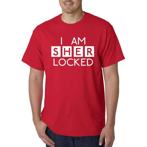 True Way True Way 2 Unisex T Shirt I Am Sherlocked c Sherlock Holmes Nbsp Medium Red Walmart Com Walmart Com