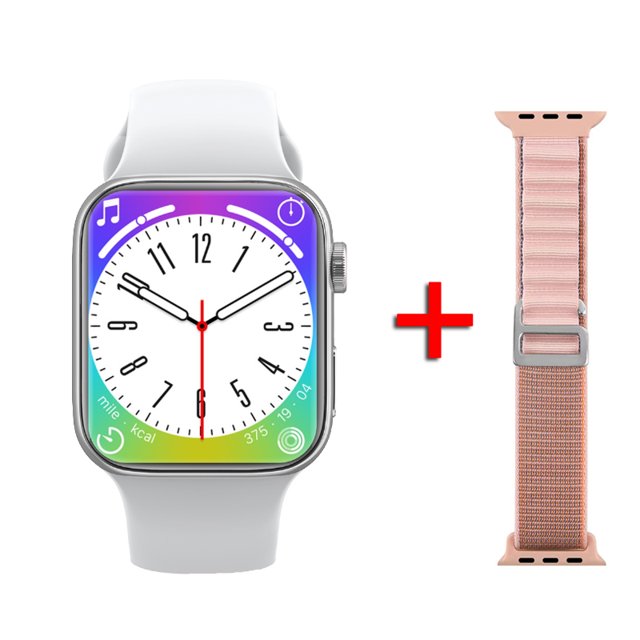 Watch Series 8 Max 1: 1 Apple 2.02 pulgadas NFC Voz AI 120HZ Smart Sport SOS Bluetooth Llamada Frecuencia inalámbrica Reloj Smartwatch Reloj Configuración superior 45 mm Deng Xun unisex