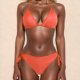 thumbnail image 4 of Gibobby Trajes de Baño para Mujer Traje de baño de dos tallas para mujer Push Beachwear Bikini Plus Piece Sets Trajes de baño Tankinis Set(Naranja,XL), 4 of 5